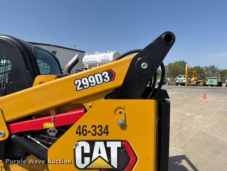image for item DZ4872 2023 Caterpillar 299D3 tracked skid steer loader