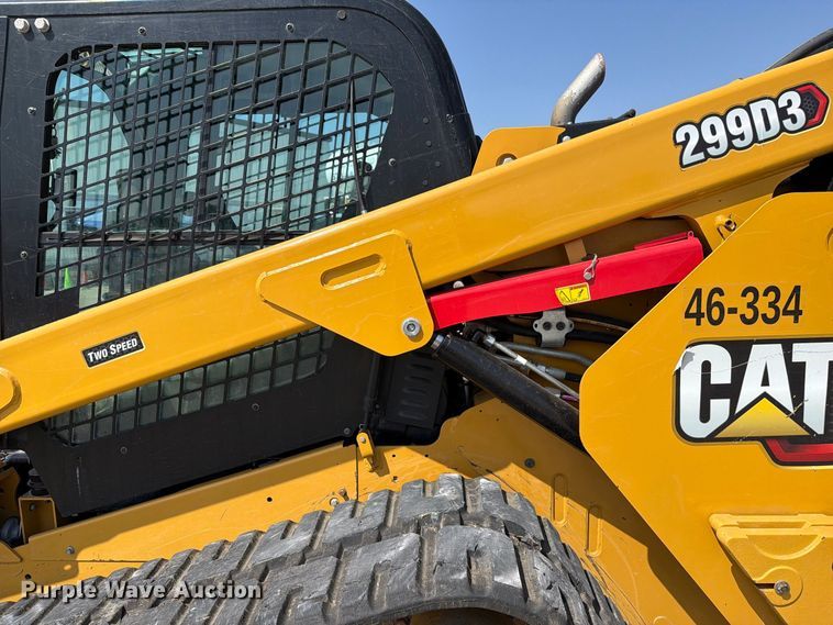 image for item DZ4872 2023 Caterpillar 299D3 tracked skid steer loader