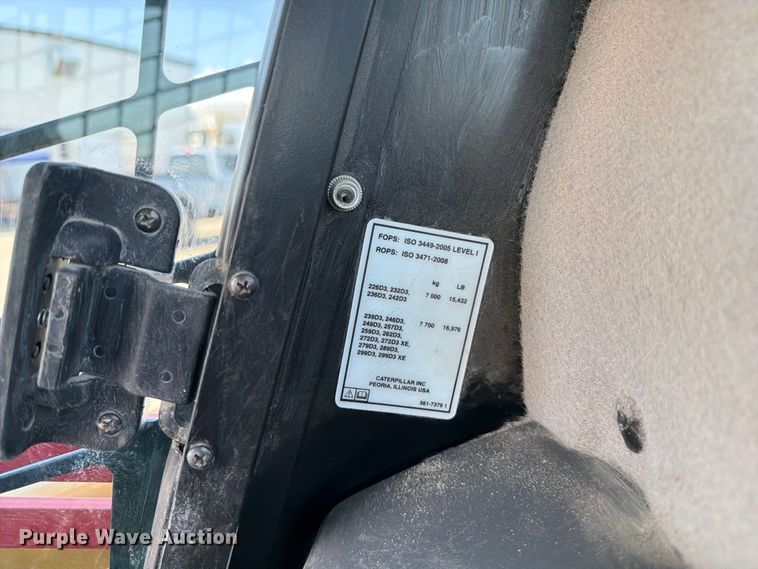 image for item DZ4872 2023 Caterpillar 299D3 tracked skid steer loader