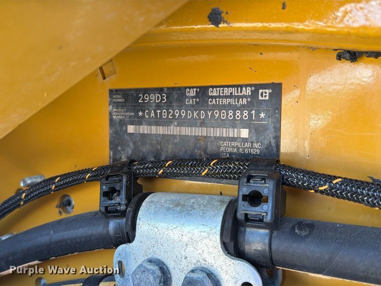 image for item DZ4872 2023 Caterpillar 299D3 tracked skid steer loader