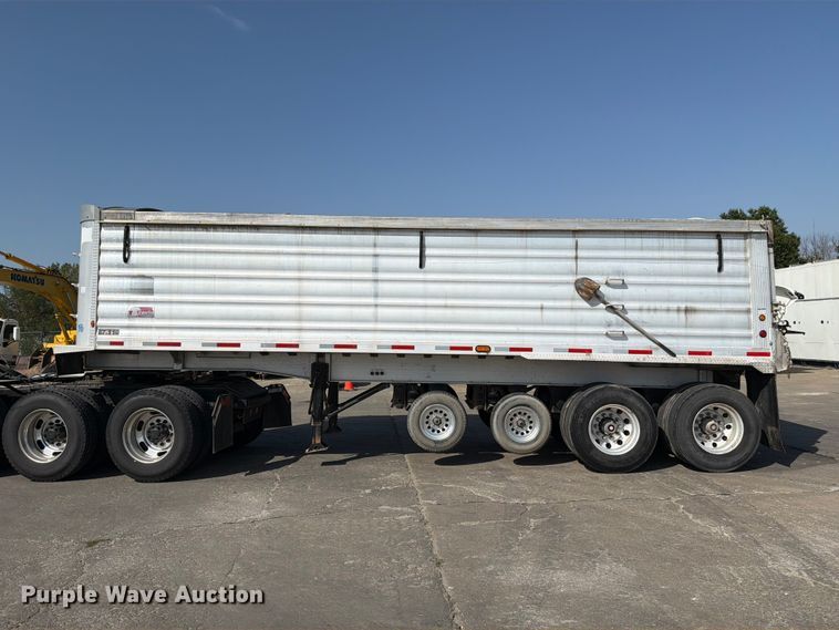 image for item DZ4874 2016 Travis S/96 end dump trailer