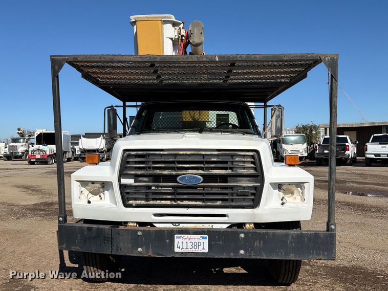 image for item EA0047 1991 Ford F700 forestry bucket truck