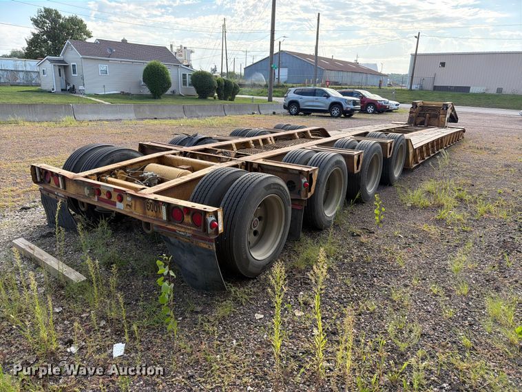 image for item EA0472 2001 Load King lowboy equipment trailer