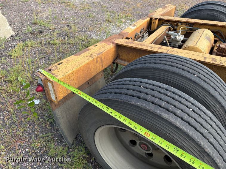 image for item EA0472 2001 Load King lowboy equipment trailer