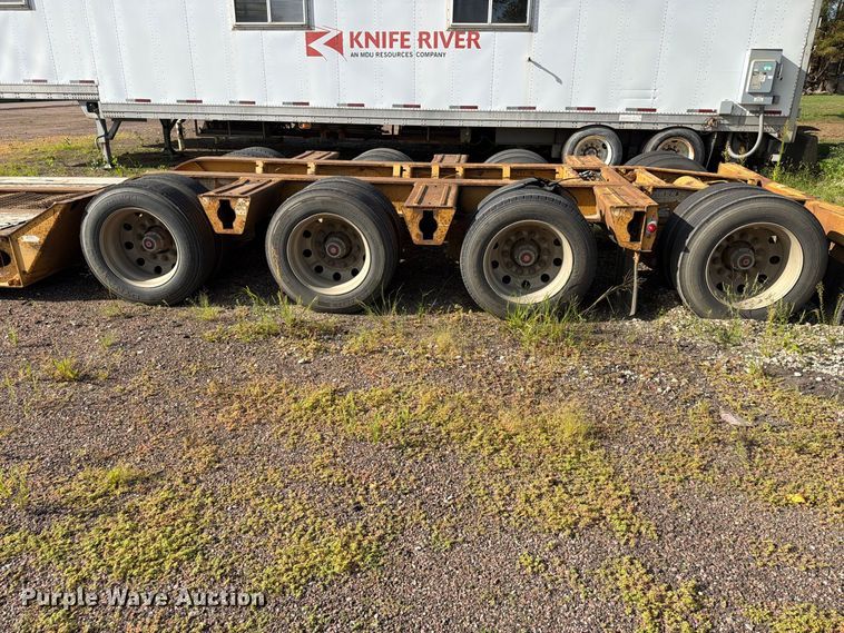 image for item EA0472 2001 Load King lowboy equipment trailer