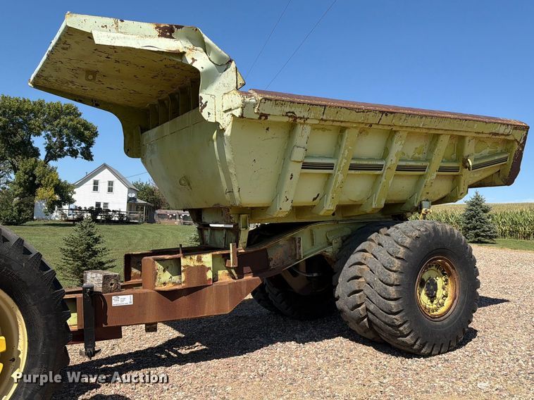 image for item EA0475 Shop Built end dump wagon