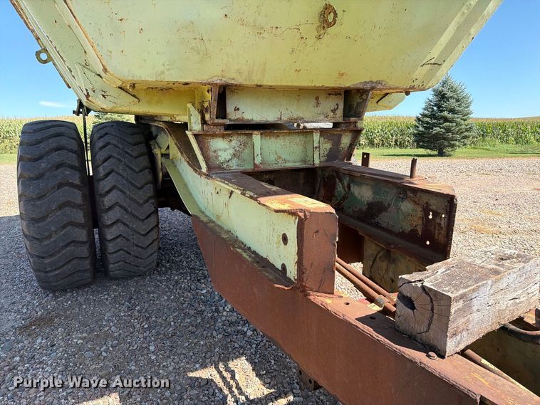 image for item EA0475 Shop Built end dump wagon