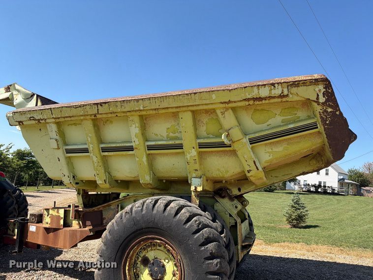 image for item EA0475 Shop Built end dump wagon