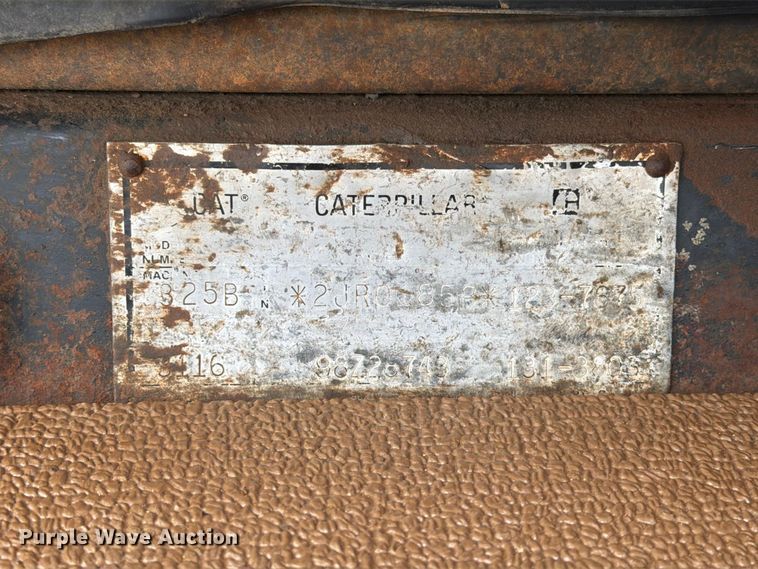 image for item EA0540 1998 Caterpillar 325BL excavator