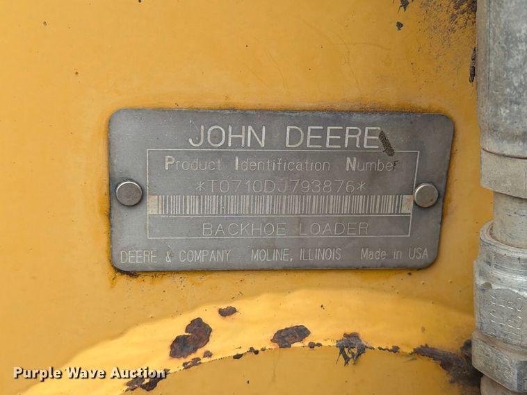 image for item EA0549 1993 John Deere 710D backhoe