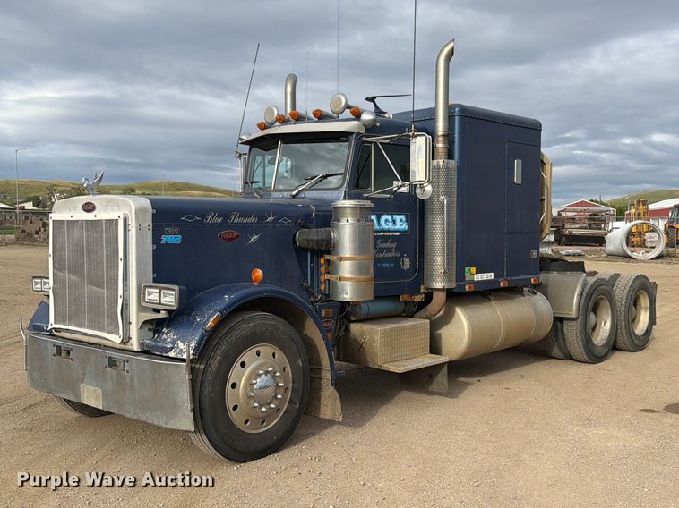 image for item EA0571 1981 Peterbilt 359 semi truck
