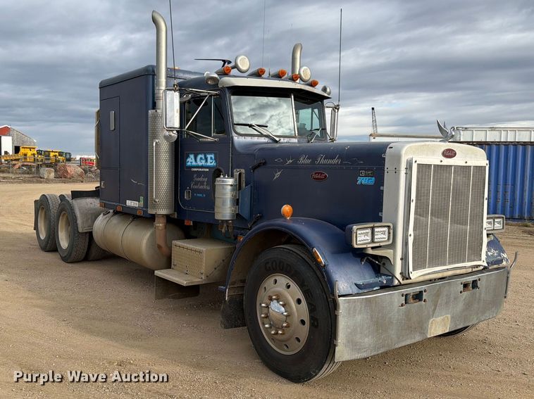 image for item EA0571 1981 Peterbilt 359 semi truck