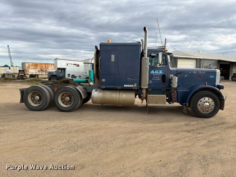 image for item EA0571 1981 Peterbilt 359 semi truck