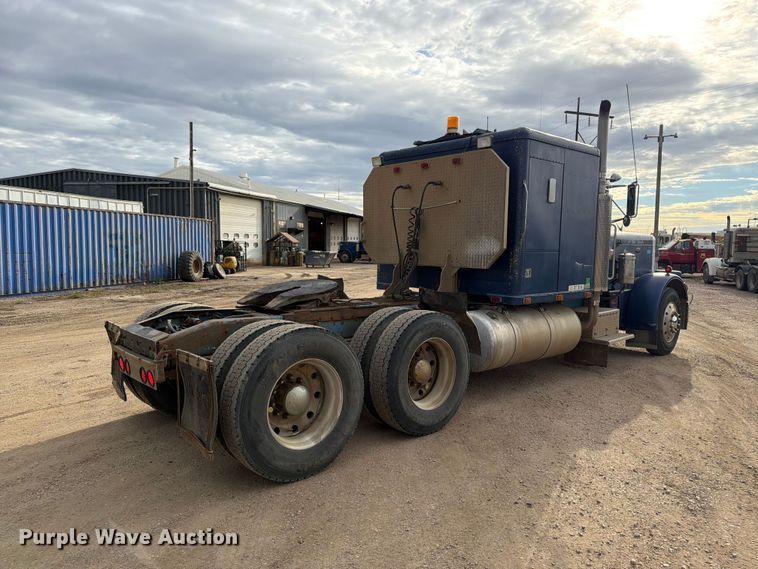 image for item EA0571 1981 Peterbilt 359 semi truck