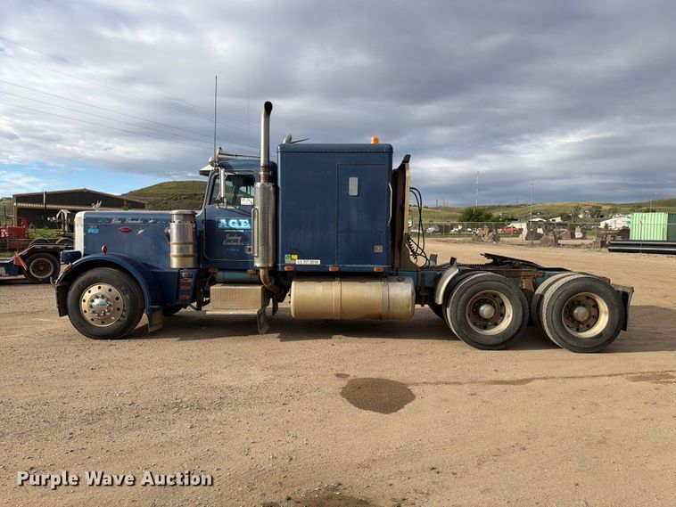 image for item EA0571 1981 Peterbilt 359 semi truck
