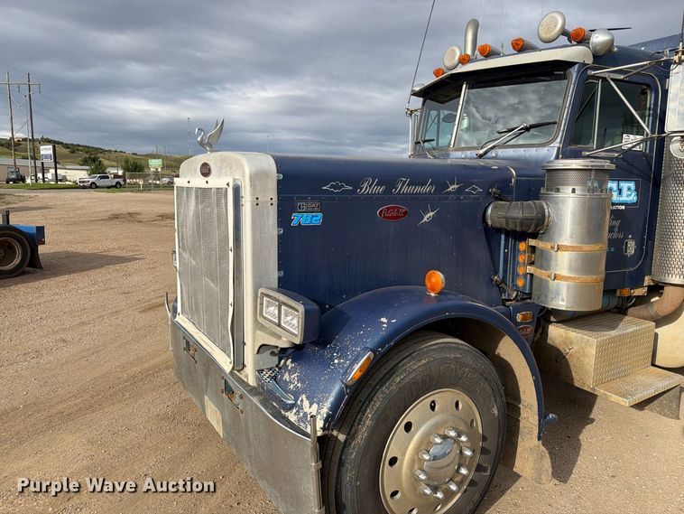 image for item EA0571 1981 Peterbilt 359 semi truck