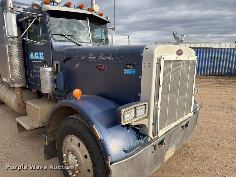 image for item EA0571 1981 Peterbilt 359 semi truck