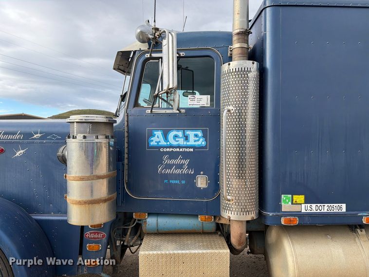 image for item EA0571 1981 Peterbilt 359 semi truck
