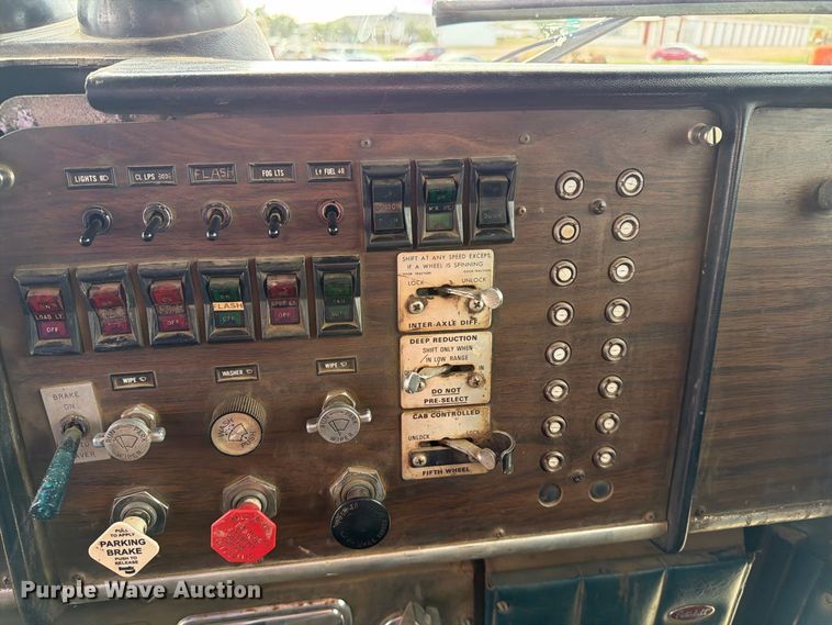 image for item EA0571 1981 Peterbilt 359 semi truck