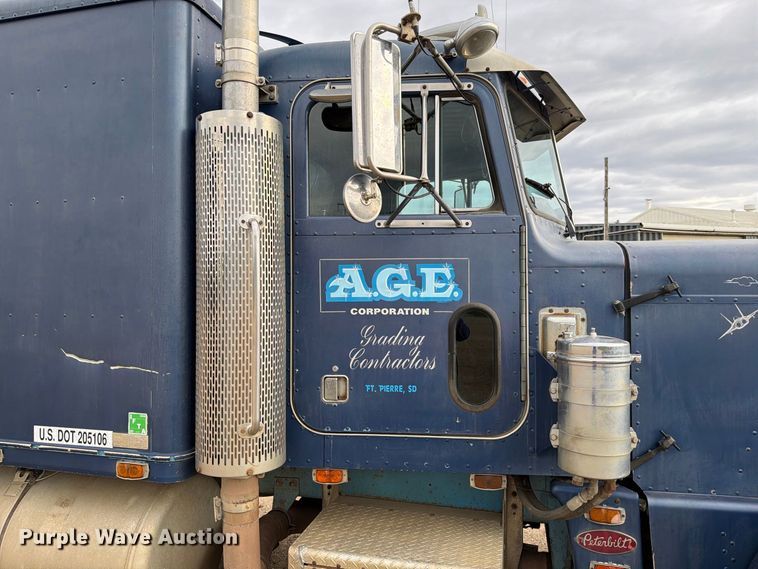 image for item EA0571 1981 Peterbilt 359 semi truck