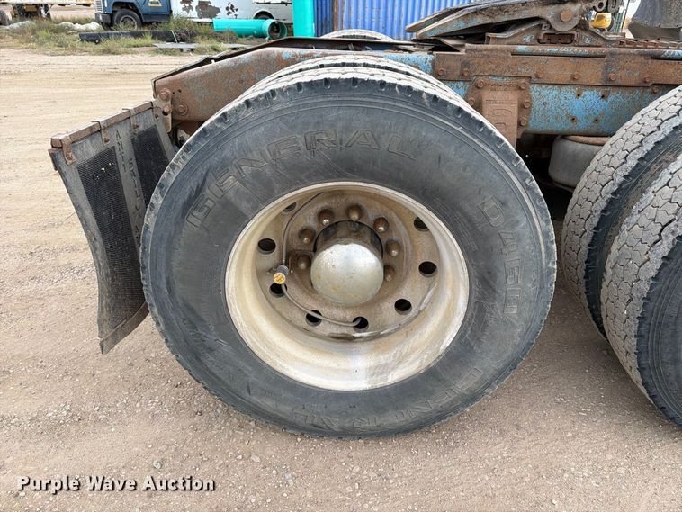 image for item EA0571 1981 Peterbilt 359 semi truck