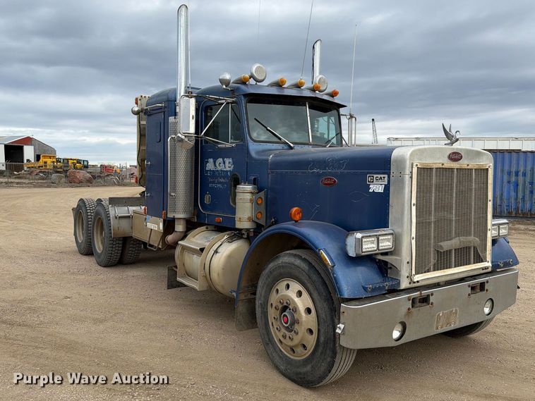 image for item EA0572 1978 Peterbilt 359 semi truck