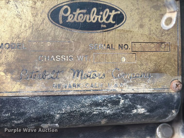 image for item EA0572 1978 Peterbilt 359 semi truck