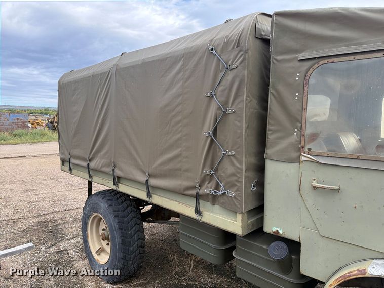 image for item EA0574 1962 Mercedes-Benz Unimog flatbed truck