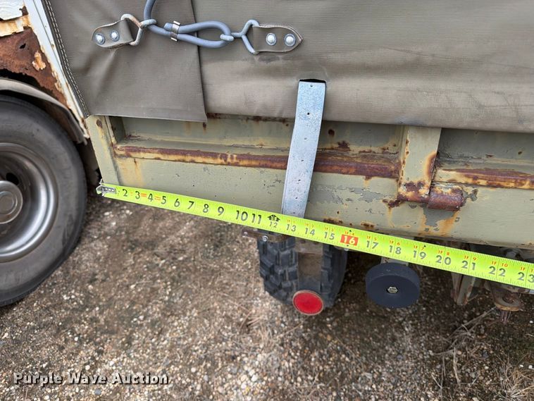 image for item EA0574 1962 Mercedes-Benz Unimog flatbed truck