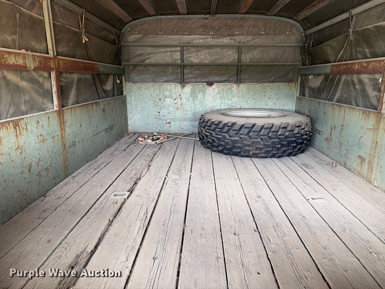image for item EA0574 1962 Mercedes-Benz Unimog flatbed truck