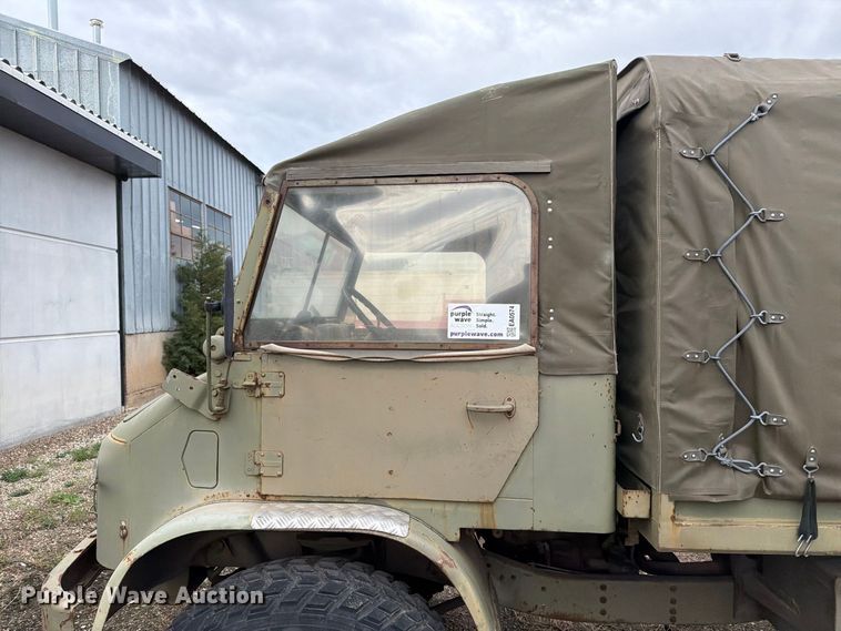 image for item EA0574 1962 Mercedes-Benz Unimog flatbed truck