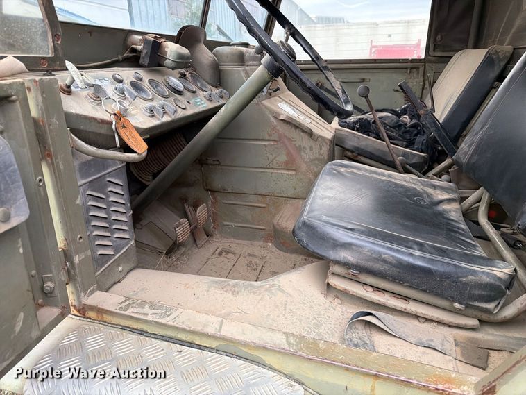 image for item EA0574 1962 Mercedes-Benz Unimog flatbed truck