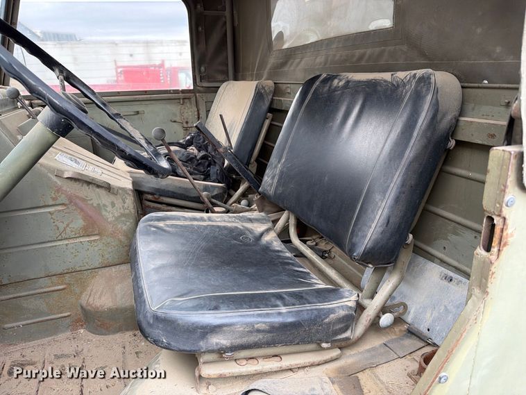 image for item EA0574 1962 Mercedes-Benz Unimog flatbed truck
