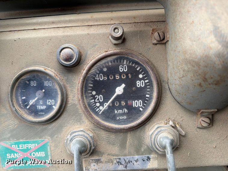 image for item EA0574 1962 Mercedes-Benz Unimog flatbed truck