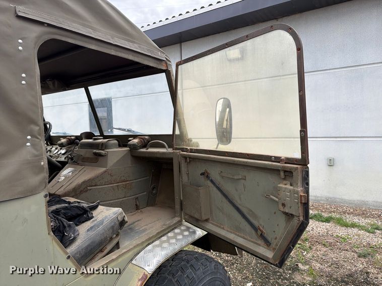 image for item EA0574 1962 Mercedes-Benz Unimog flatbed truck