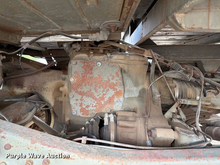 image for item EA0574 1962 Mercedes-Benz Unimog flatbed truck