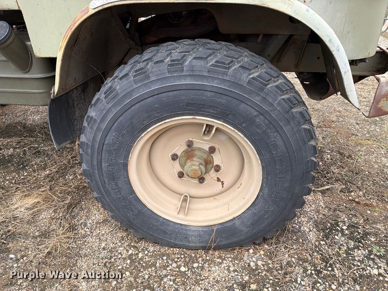 image for item EA0574 1962 Mercedes-Benz Unimog flatbed truck