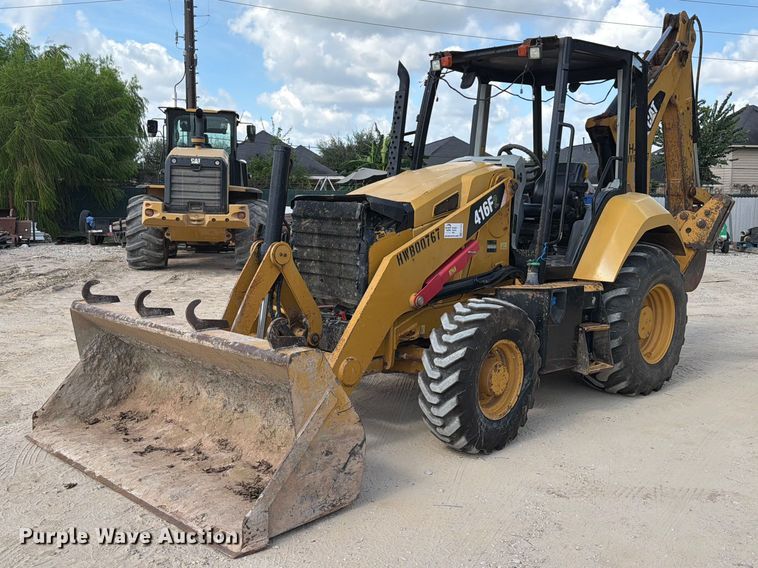 image for item EA7374 2016 Caterpillar 416F2 backhoe