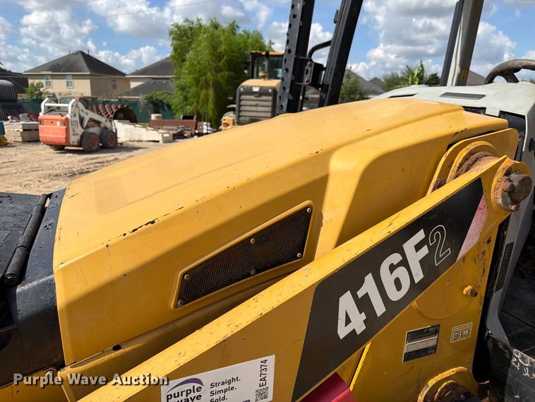 image for item EA7374 2016 Caterpillar 416F2 backhoe