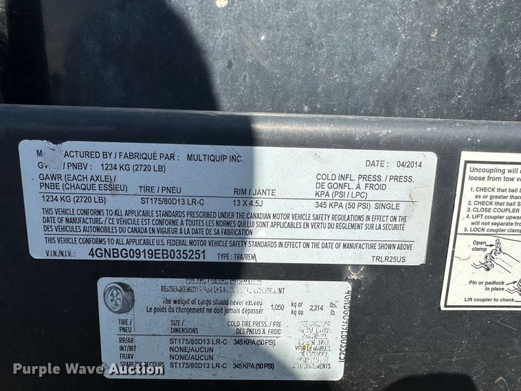 image for item ED0206 2014 Multiquip DCA-25SSIU4F generator