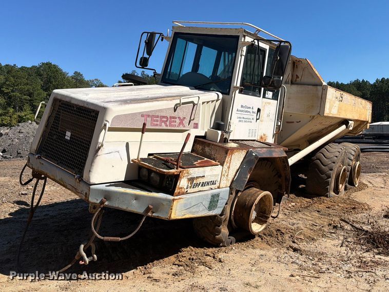 2001 TEREX TA25 articulated haul truck