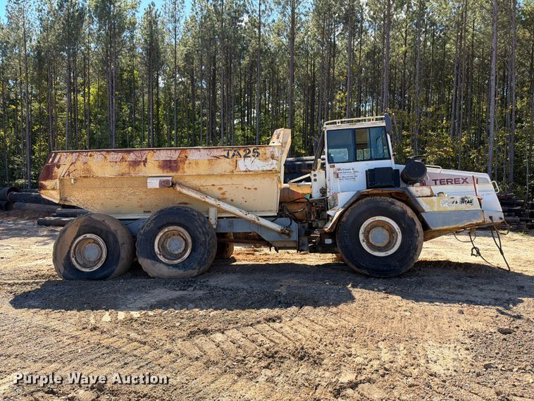 image for item EF1401 2001 TEREX TA25 articulated haul truck