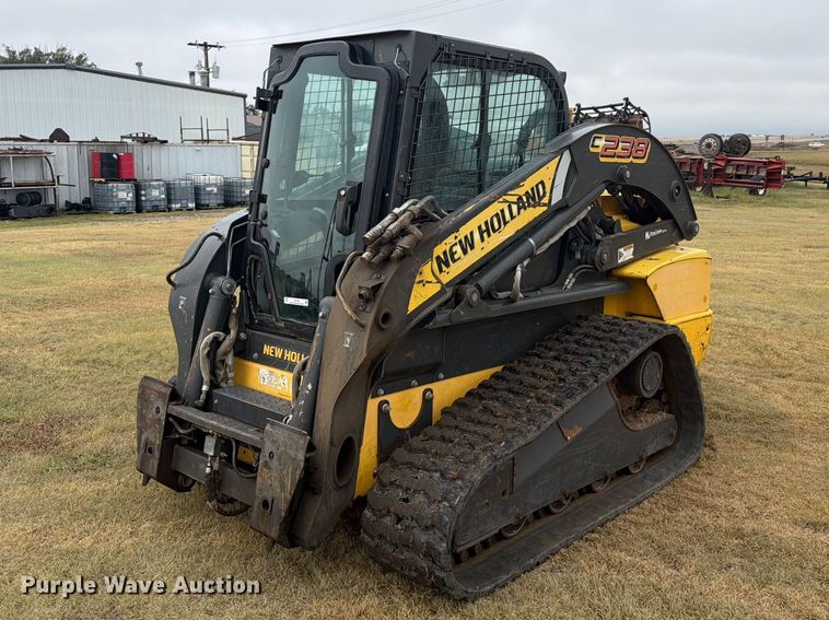 2012 New Holland C238 tracked skid steer loader