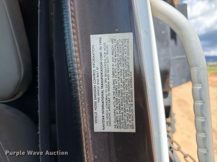 image for item EL2638 1990 International 4900 dump truck