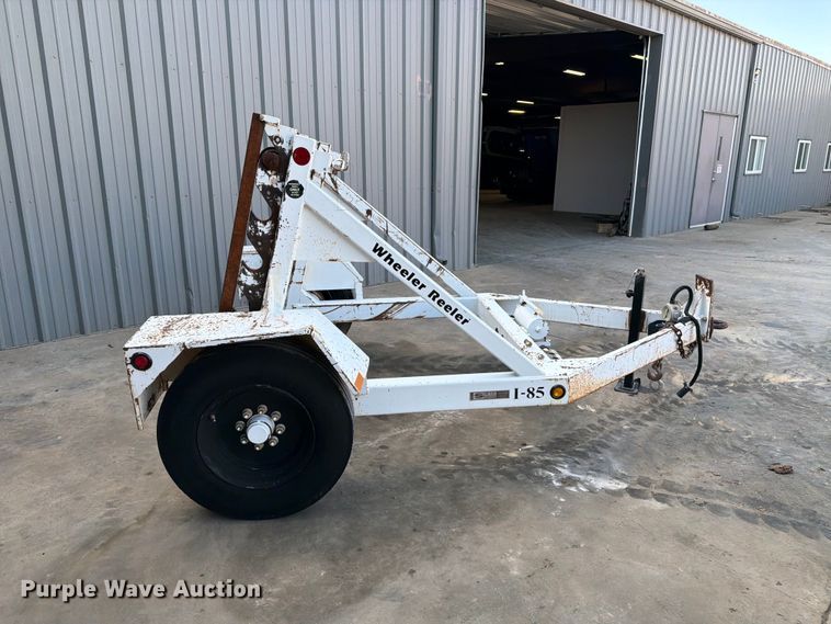image for item EP7671 2016 Slabach Wheeler Reeler I-85 reel trailer