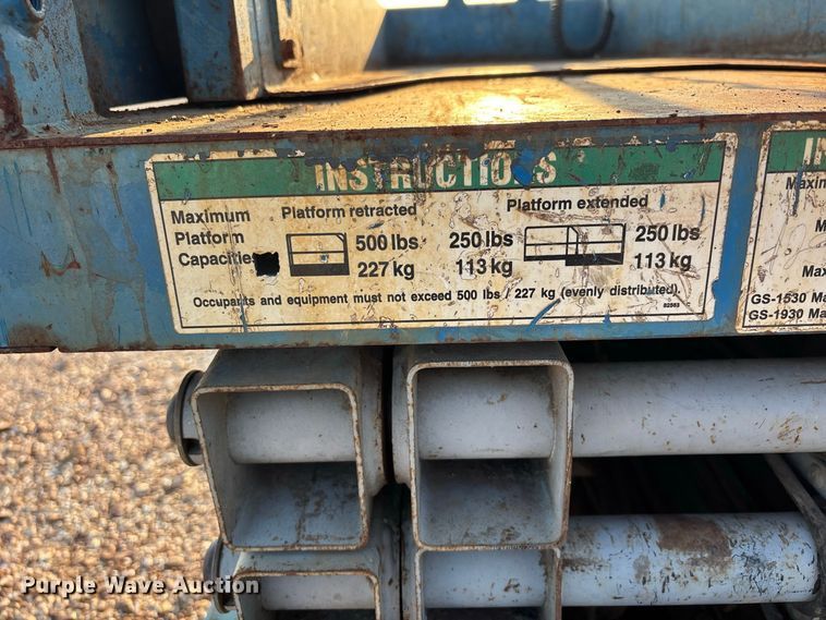 image for item ER3341 Genie GS-1930 scissor lift