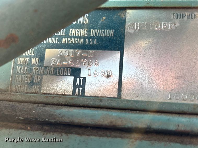 image for item ER3344 Detroit Diesel 3017K engine