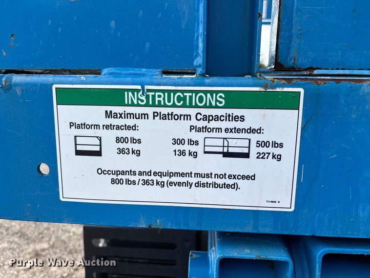 image for item ER3357 2017 Genie GS-4069RT scissor lift