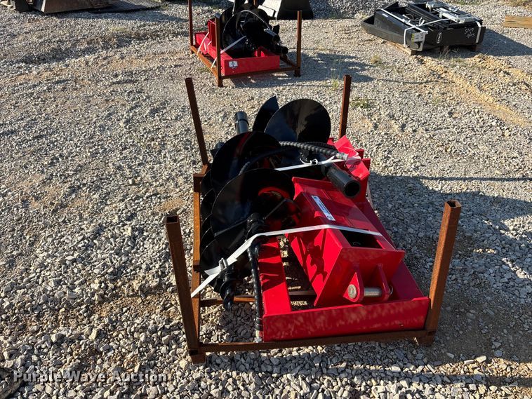 image for item ER3364 GIYI skid steer auger