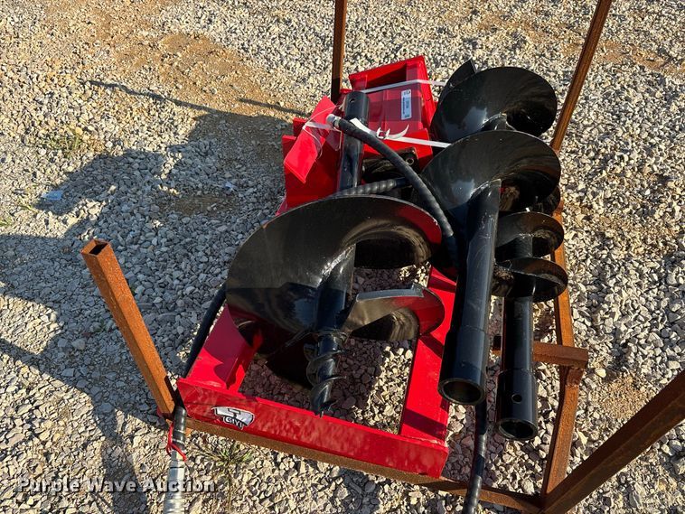 image for item ER3364 GIYI skid steer auger
